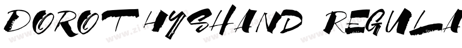DorothysHand Regular字体转换